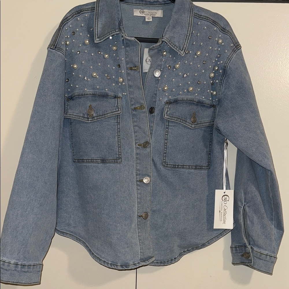 Embellished Denim Jacket